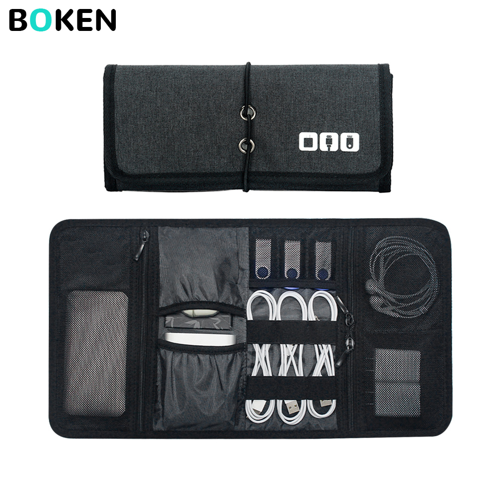 Office Technician - Tech Organizer Bag Cable Storage Case