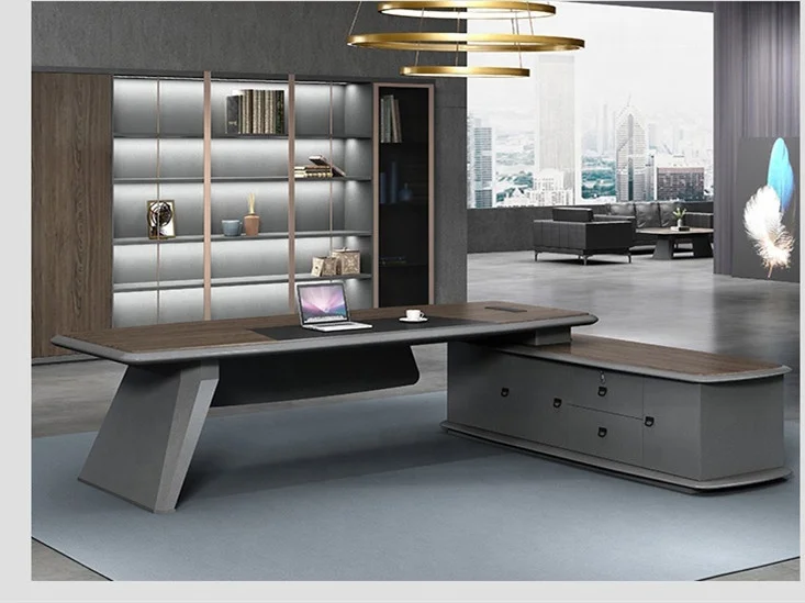 Office Tech Design - 2026 High-Tech Luxury Executive Office Desk