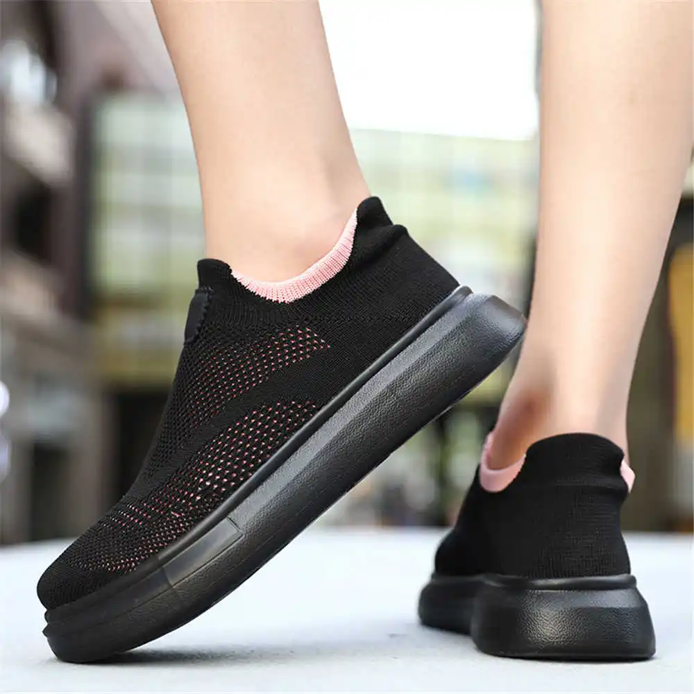 Tech Office Wear Men - Platform Stockings Brown Shoes For Woman