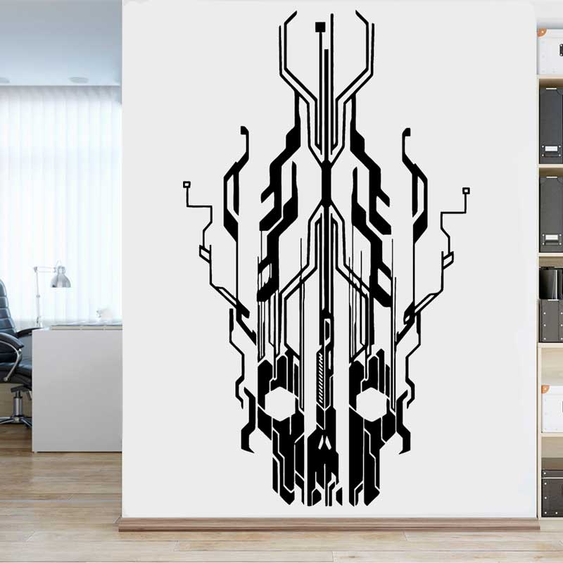 Chip Circuit Tech Skull Vinyl  - огляд і ціна Office Tech Furniture