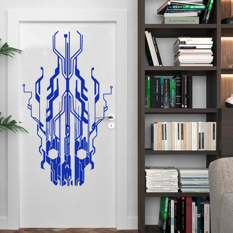 Chip Circuit Tech Skull Vinyl  - огляд і ціна Office Tech Furniture