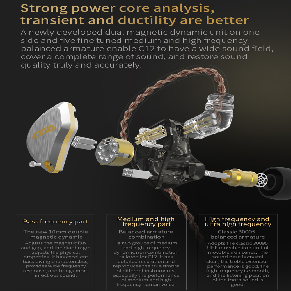 CCA C12 in Ear Metal Headphone - огляд і ціна Office Tech Essentials
