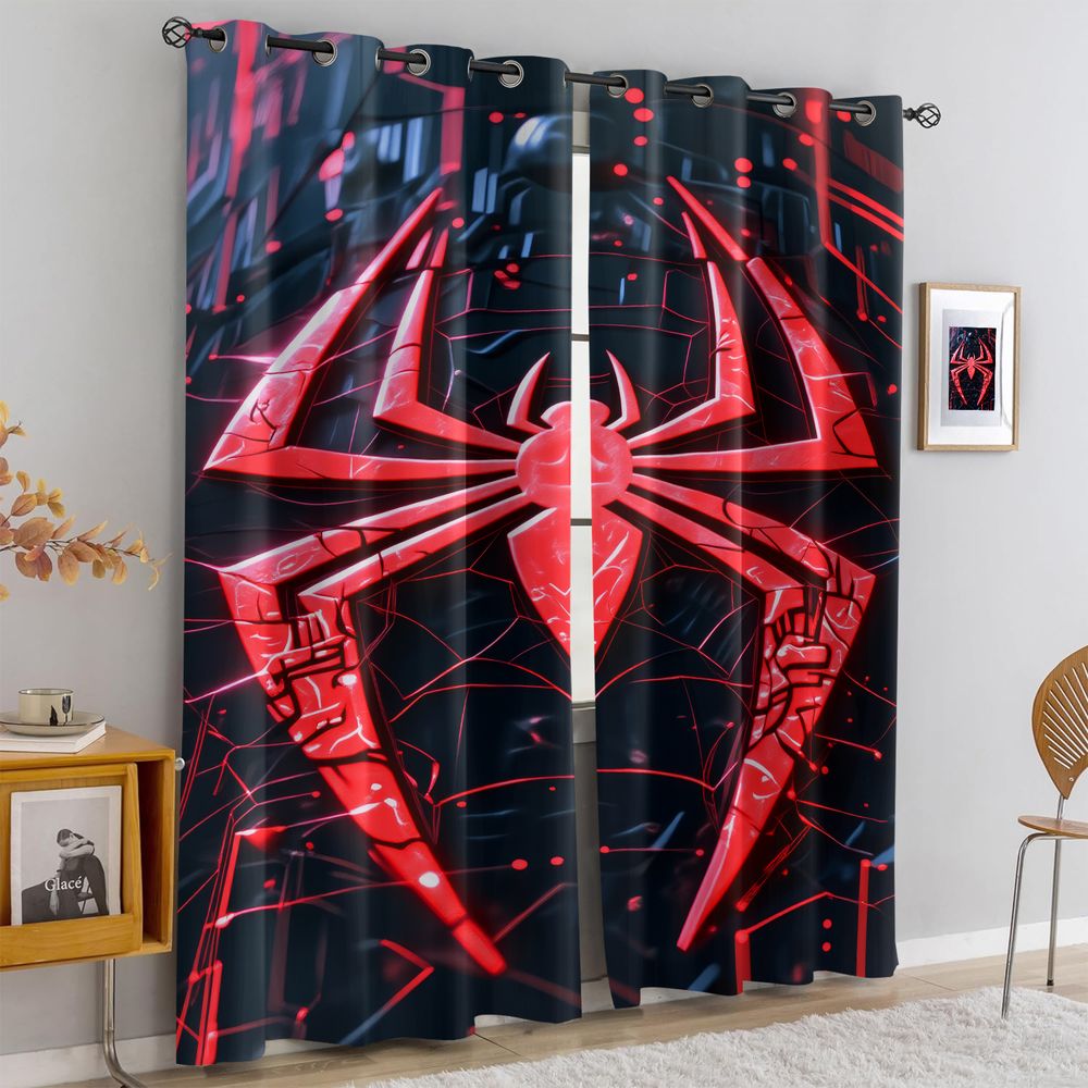 Spider Print Curtains Futurist - огляд і ціна Tech Office Youtube