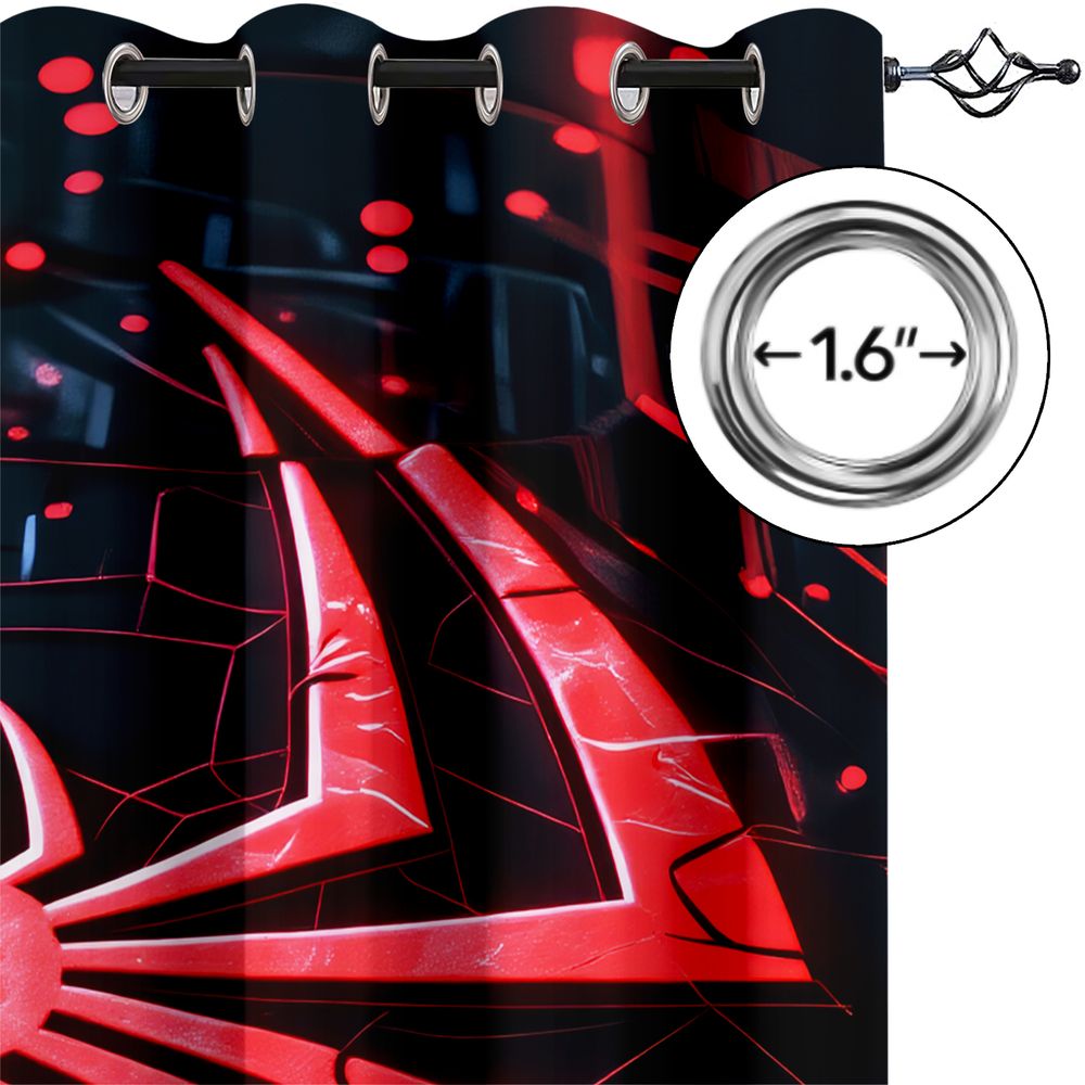Spider Print Curtains Futurist - огляд і ціна Tech Office Youtube
