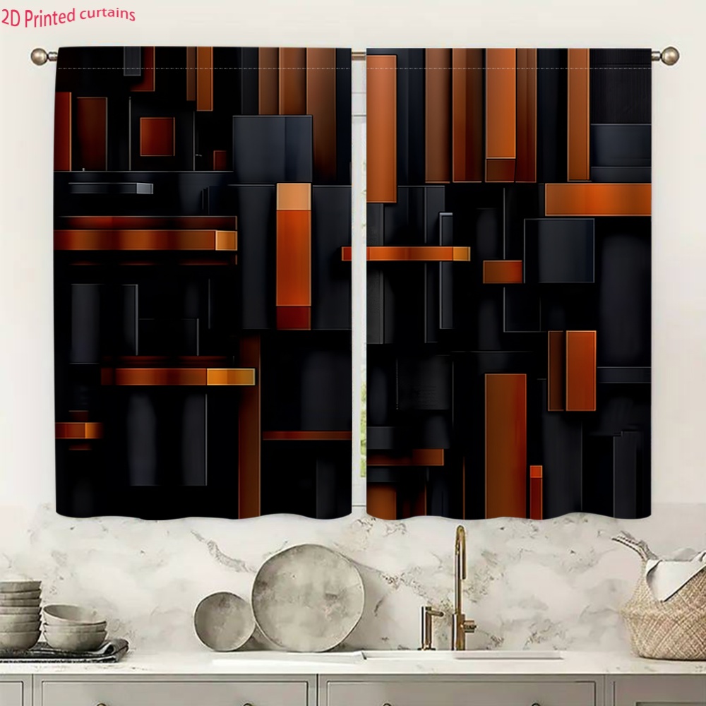 2pcs Abstract Geometric Curtai - огляд і ціна Tech Office Youtube