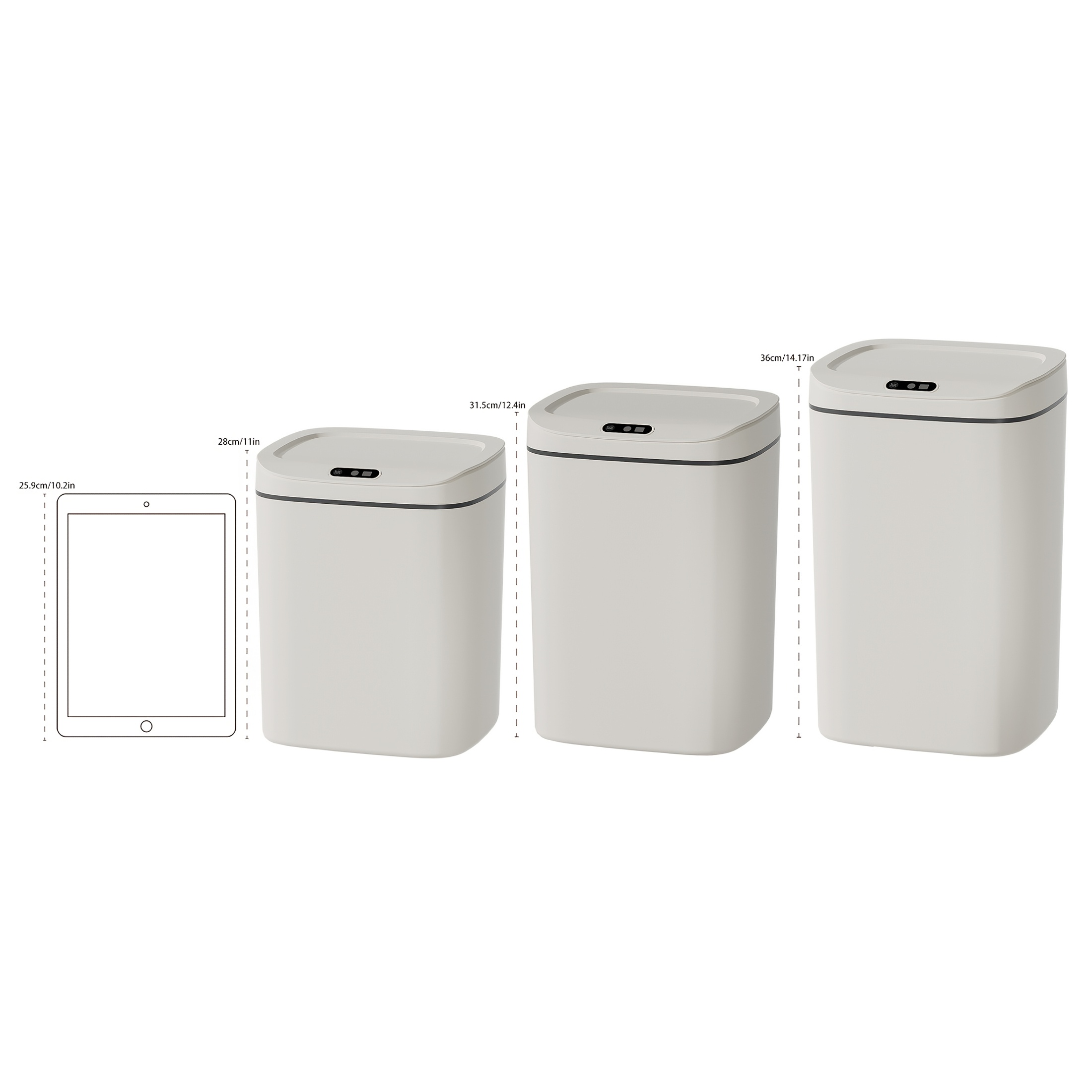 Hands-Free Smart Trash Can wit - огляд і ціна Office Tech Essentials