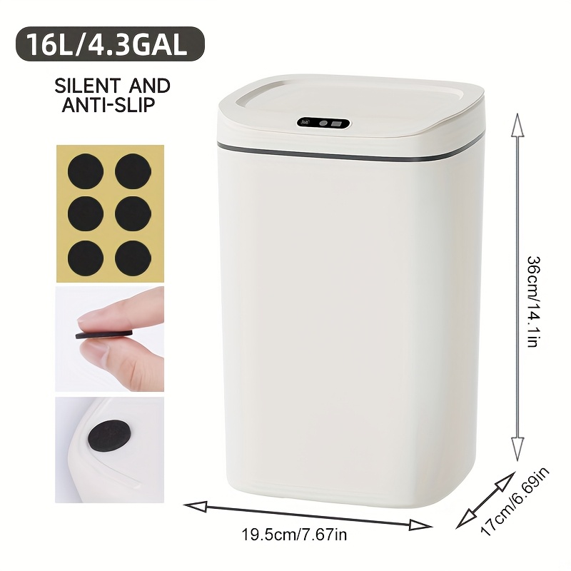 Hands-Free Smart Trash Can wit - огляд і ціна Office Tech Essentials