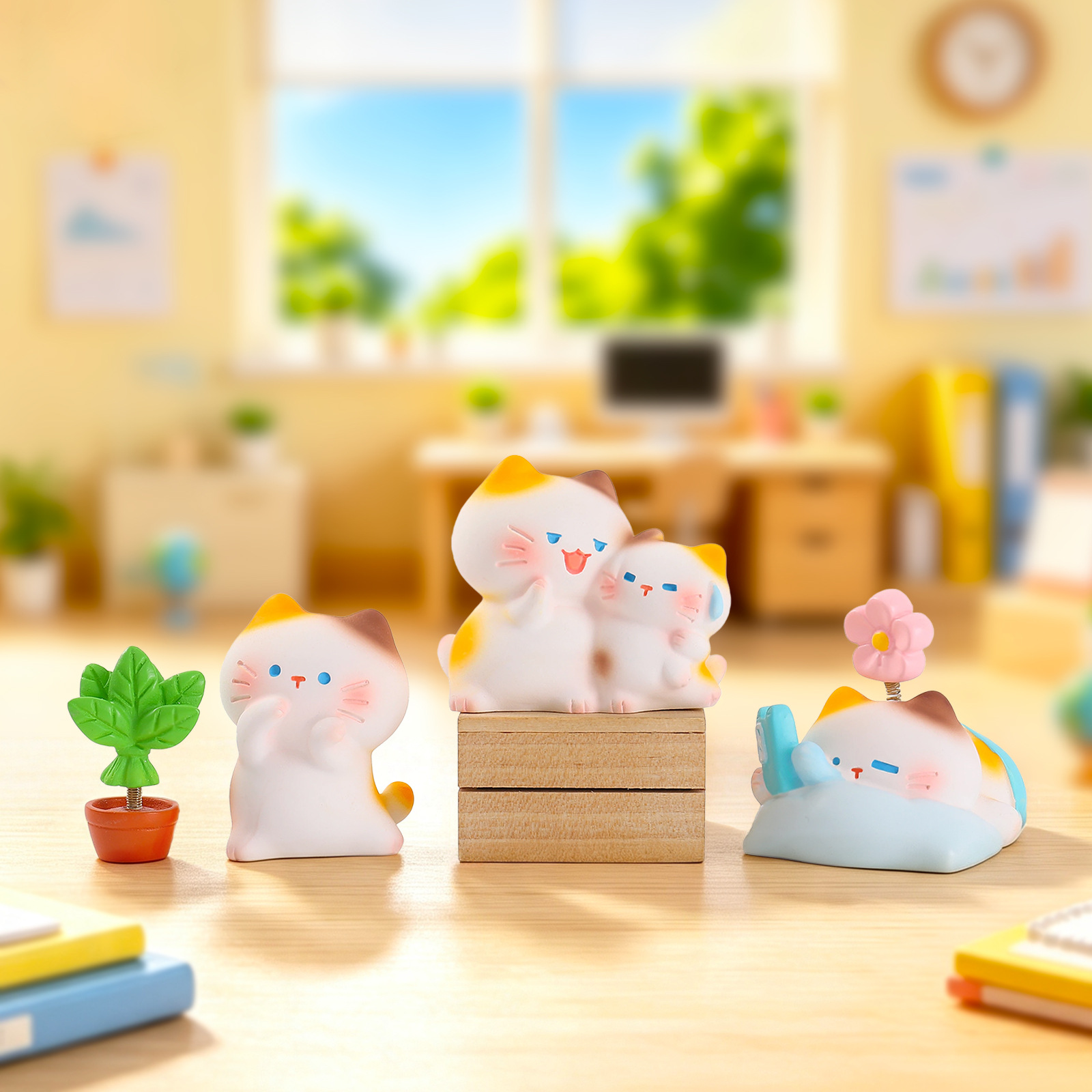 Working Kitten Resin Blind Box - огляд і ціна Office Technician