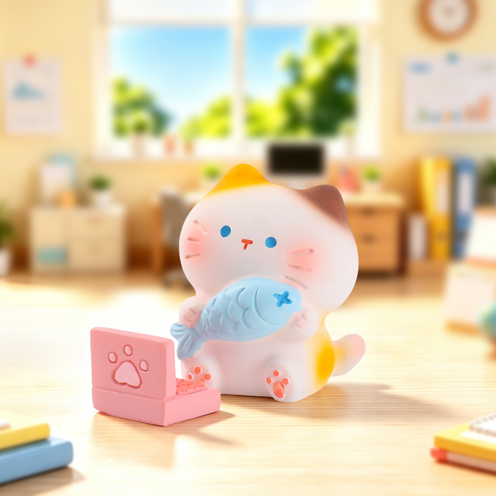 Working Kitten Resin Blind Box - огляд і ціна Office Technician