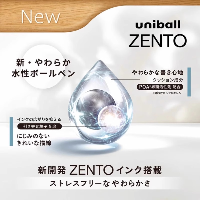 Uni-ball ZENTO Gel Pen 0.38mm/ - огляд і ціна Office Tech Essentials