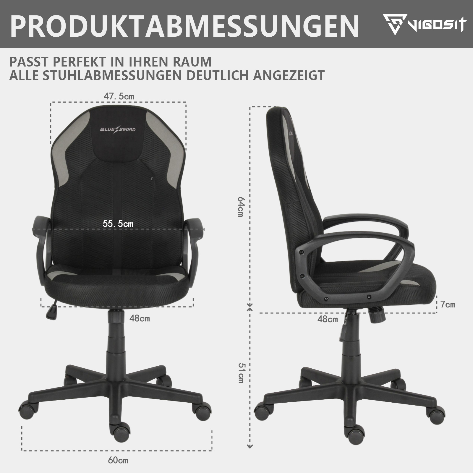 Vigosit Ergonomic Office Chair - огляд і ціна Office Tech Furniture