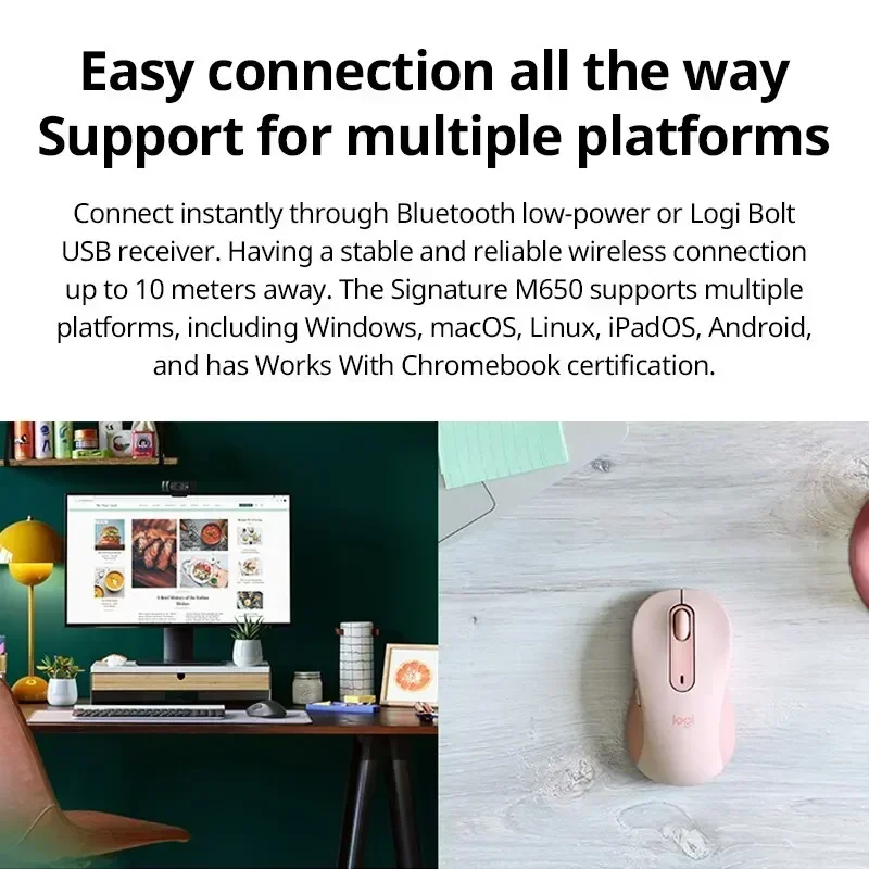 Logitech M650 M650L Wireless B - огляд і ціна Office Tech Essentials