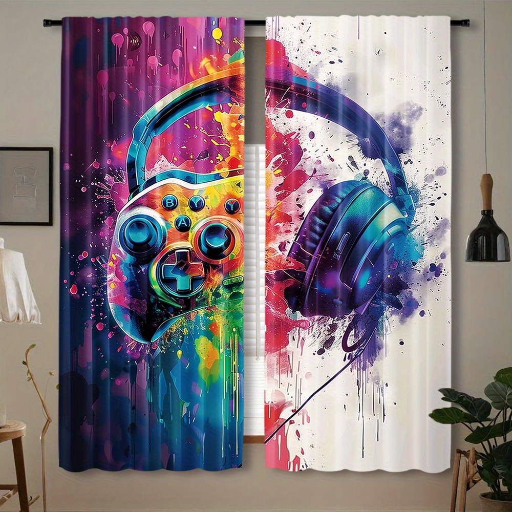 Gaming Controller Curtains Hea - огляд і ціна Office Tech Design