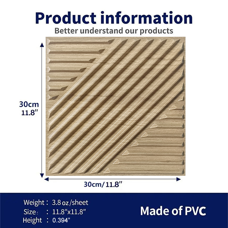 12 Pcs  3D Wall Panel 30x30cm  - огляд і ціна Office Technician