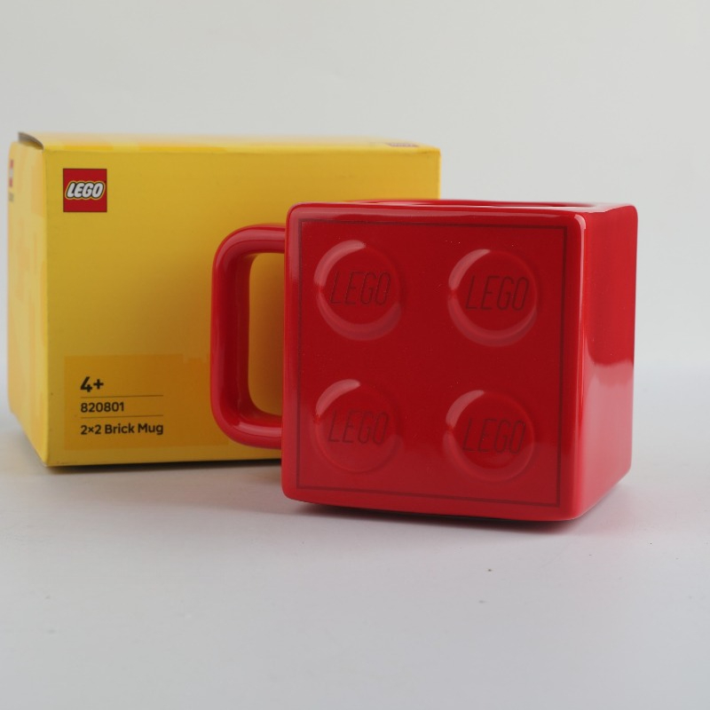 320ml Ceramic Mug 2x2 Red LEGO - огляд і ціна Office Technician