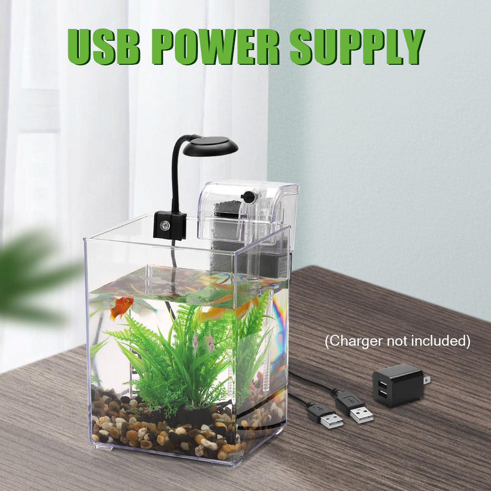 USB Desktop Fish Tank Set-Easy - огляд і ціна Office Technician